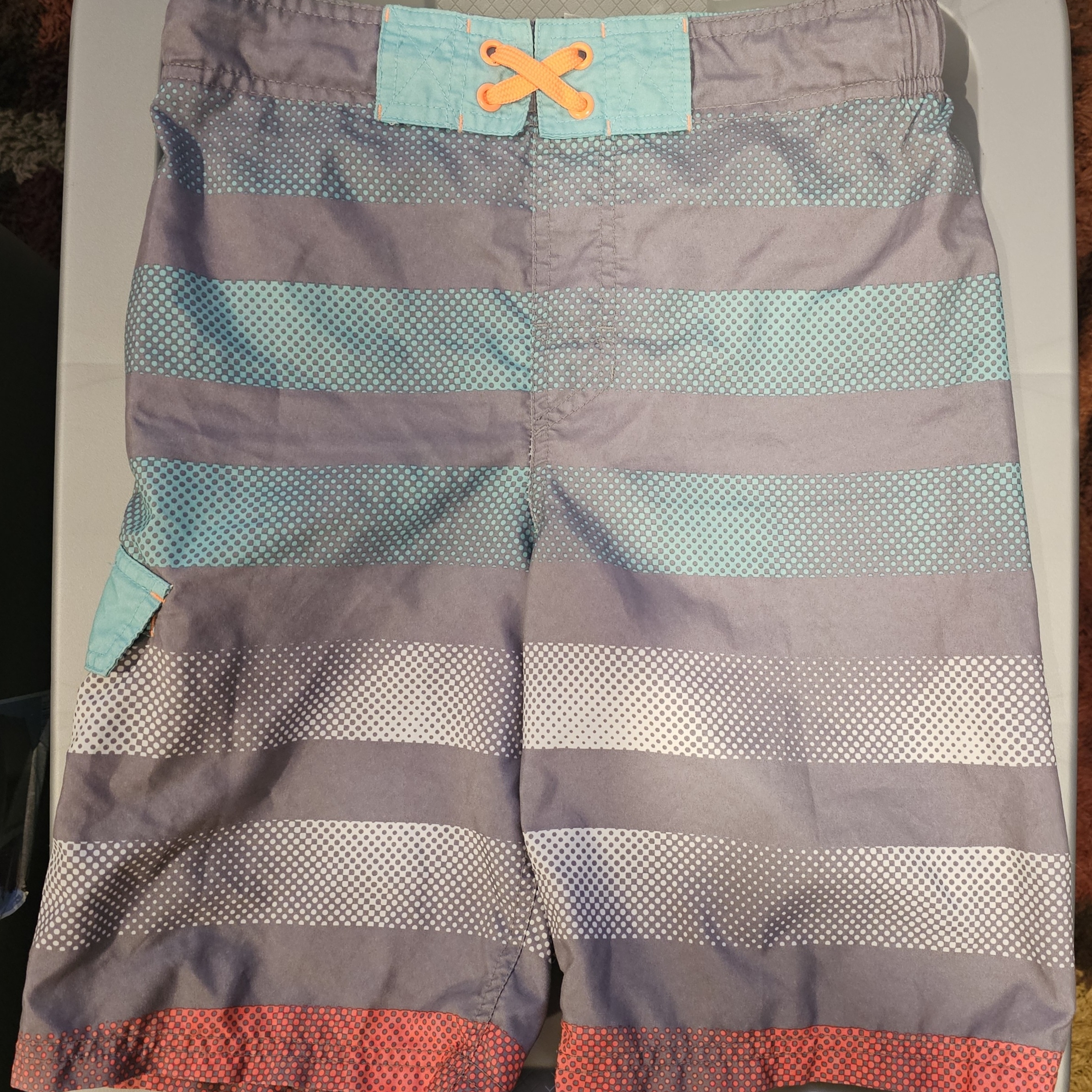 Cat & Jack Aqua And White Athletic Shorts